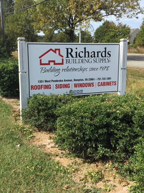 Richards Building Supply | 1351 W Pembroke Ave, Hampton, VA 23661, USA | Phone: (757) 722-1091