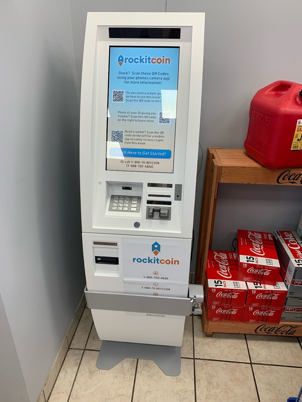 RockItCoin Bitcoin ATM | 4922 S Western Ave, Marion, IN 46953, USA | Phone: (888) 702-4826