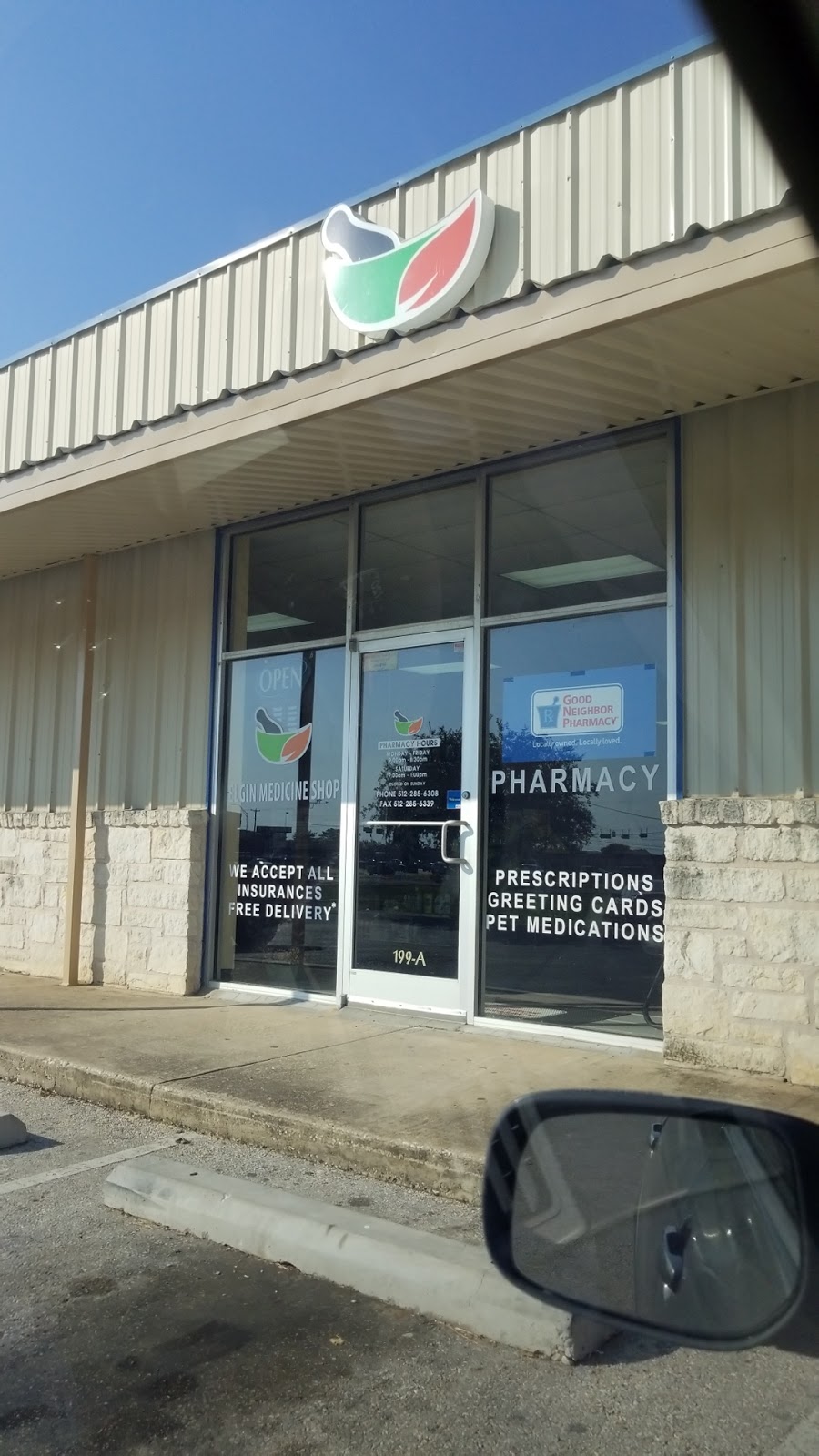 Elgin Medicine Shop | 199a US Hwy 290 E, Elgin, TX 78621 | Phone: (512) 285-6308