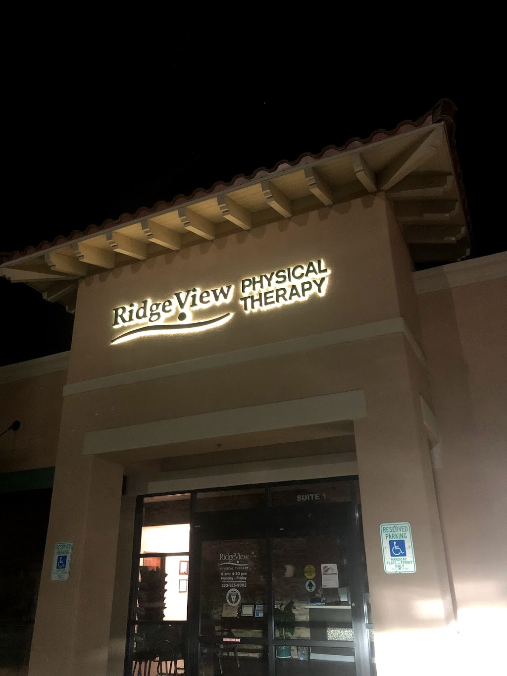 RidgeView Physical Therapy PLLC | 63717 E SaddleBrooke Blvd, Tucson, AZ 85739, USA | Phone: (520) 825-8002