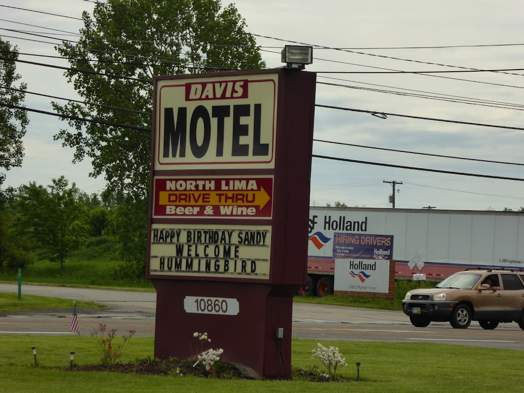 Davis Motel | 10860 Market St, North Lima, OH 44452, USA | Phone: (330) 549-2113