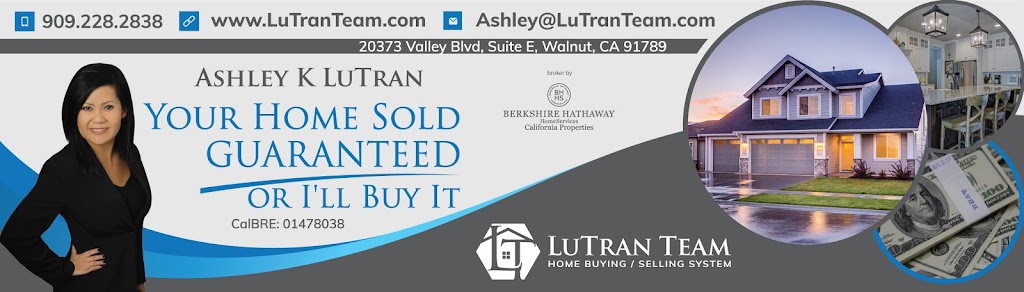 Ashley LuTran - LuTran Home Selling Team | 1221 S Hacienda Blvd, Hacienda Heights, CA 91745, USA | Phone: (909) 228-2838