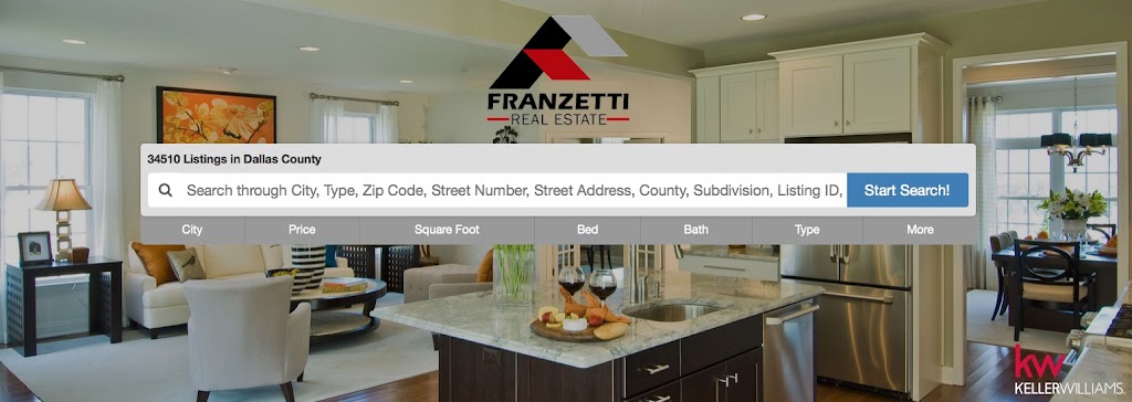 Franzetti Real Estate Group - Keller Williams | 4862 TX-121 Ste 200, Lewisville, TX 75056, USA | Phone: (469) 443-8151