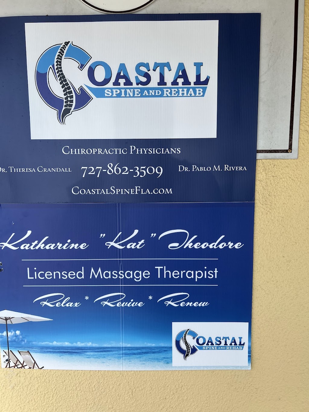Coastal Spine and Rehab Center | 13910 Fivay Rd #10, Hudson, FL 34667, USA | Phone: (727) 862-3509