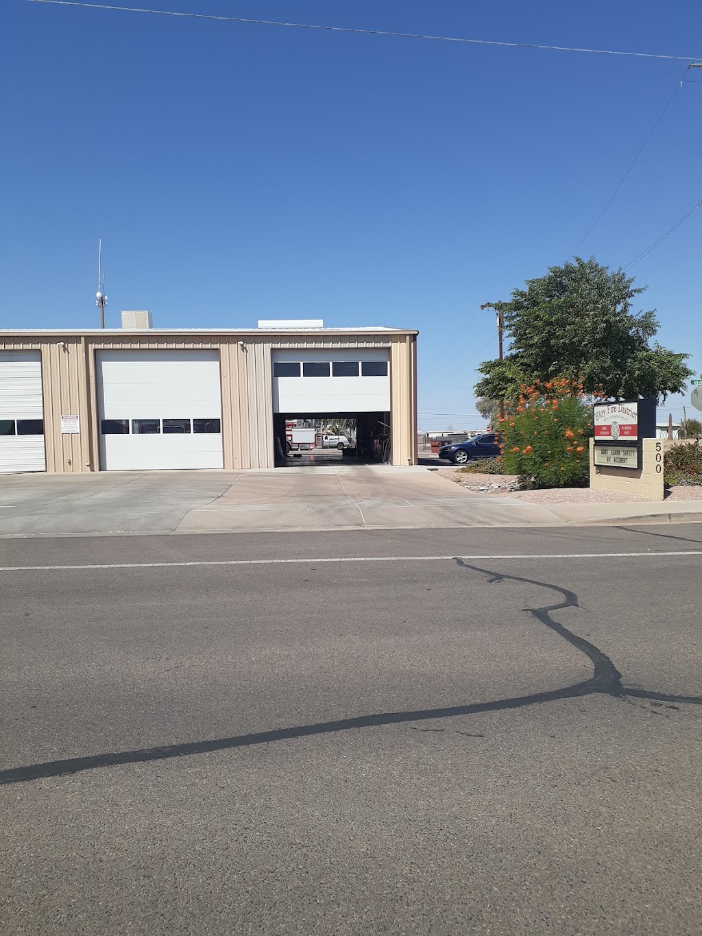 Eloy Fire District Station 521 | 500 S Sunshine Blvd, Eloy, AZ 85131, USA | Phone: (520) 466-3544