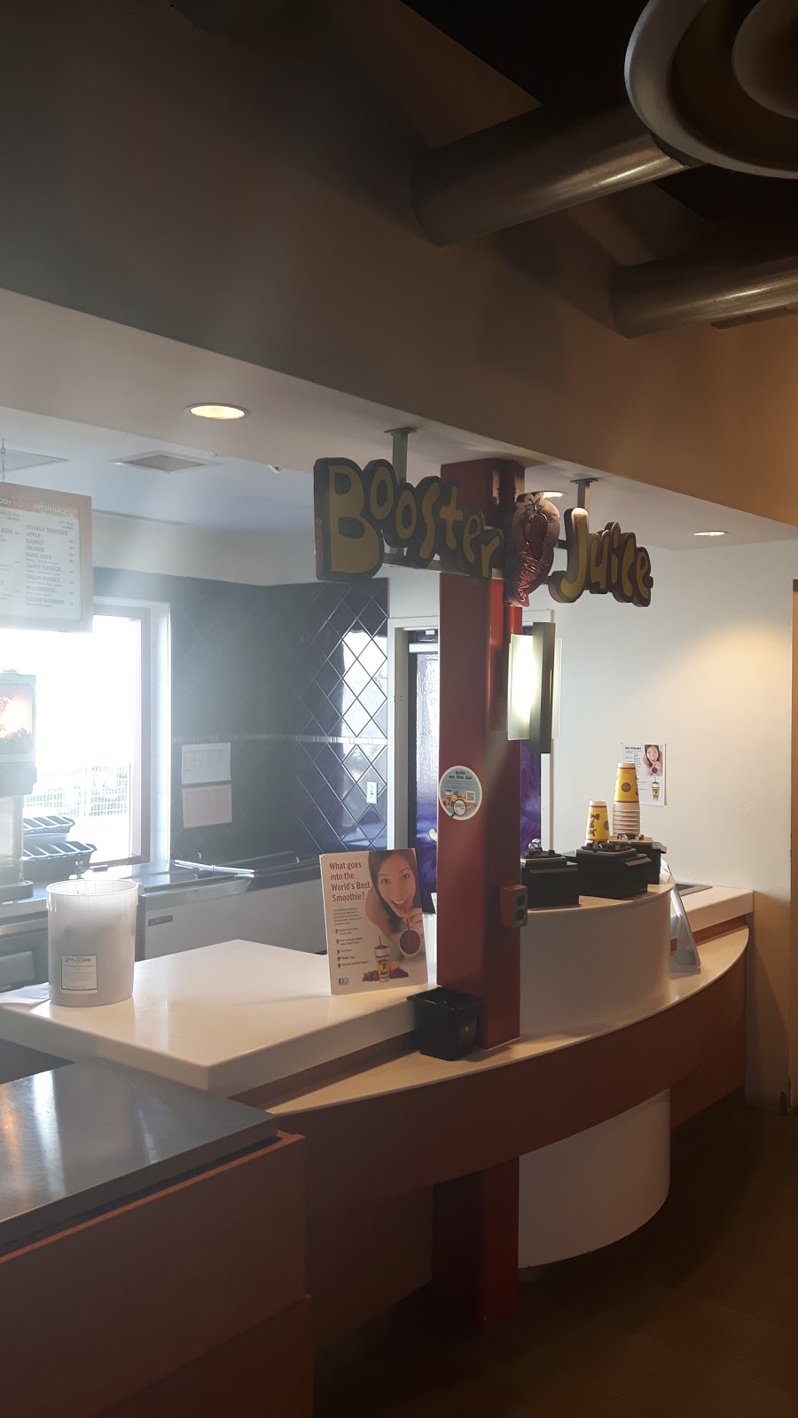 Booster Juice | Brock I - Union Station, 500 Glenridge Ave, St. Catharines, ON L2S 3A1, Canada | Phone: (905) 688-5550