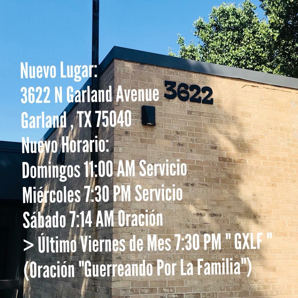 Su Presencia Church | 3622 N Garland Ave, Garland, TX 75040, USA | Phone: (972) 598-3158