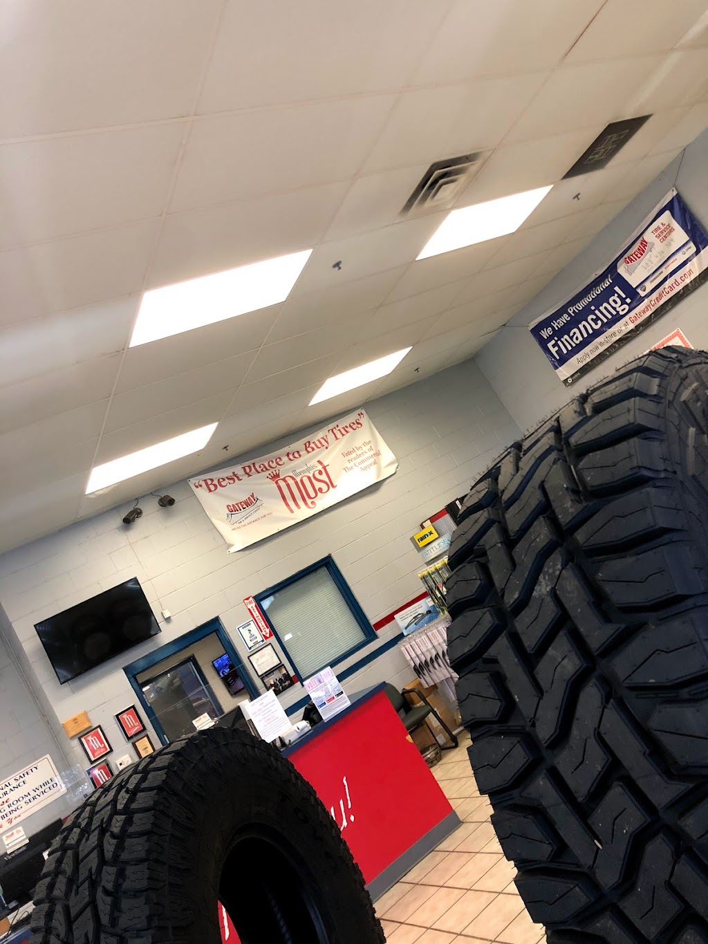 Gateway Tire & Service Center | 4892 Goodman Rd, Olive Branch, MS 38654, USA | Phone: (662) 893-0246