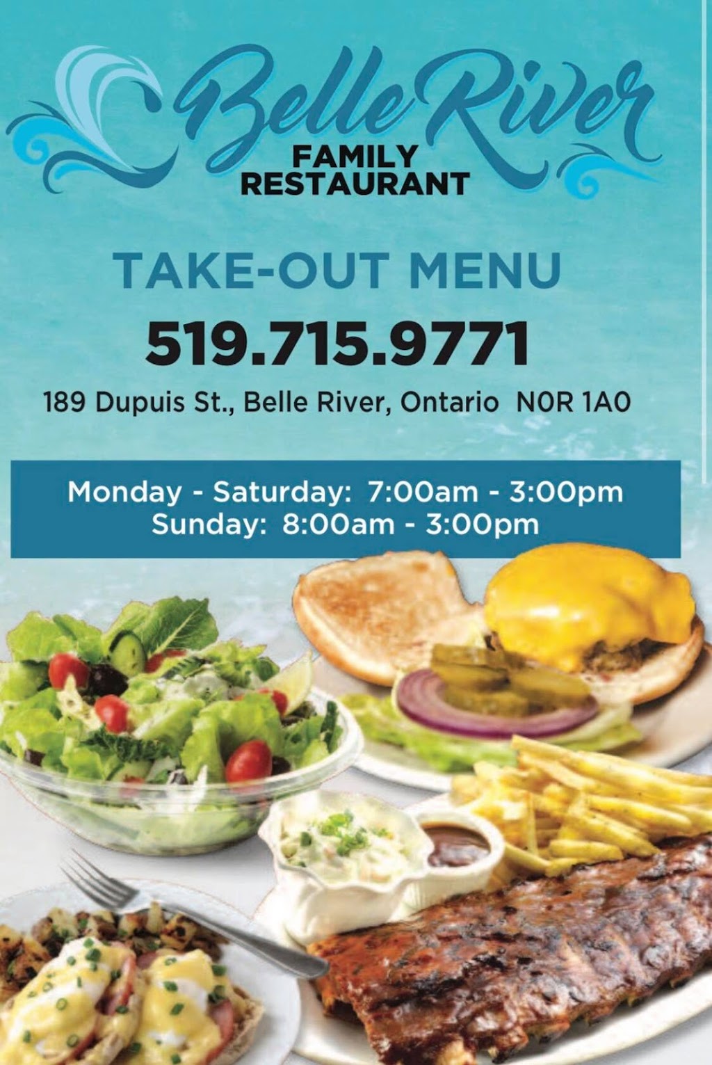 Belle River Family Restaurant | 189 Dupuis St, Belle River, ON N0R 1A0, Canada | Phone: (519) 715-9771