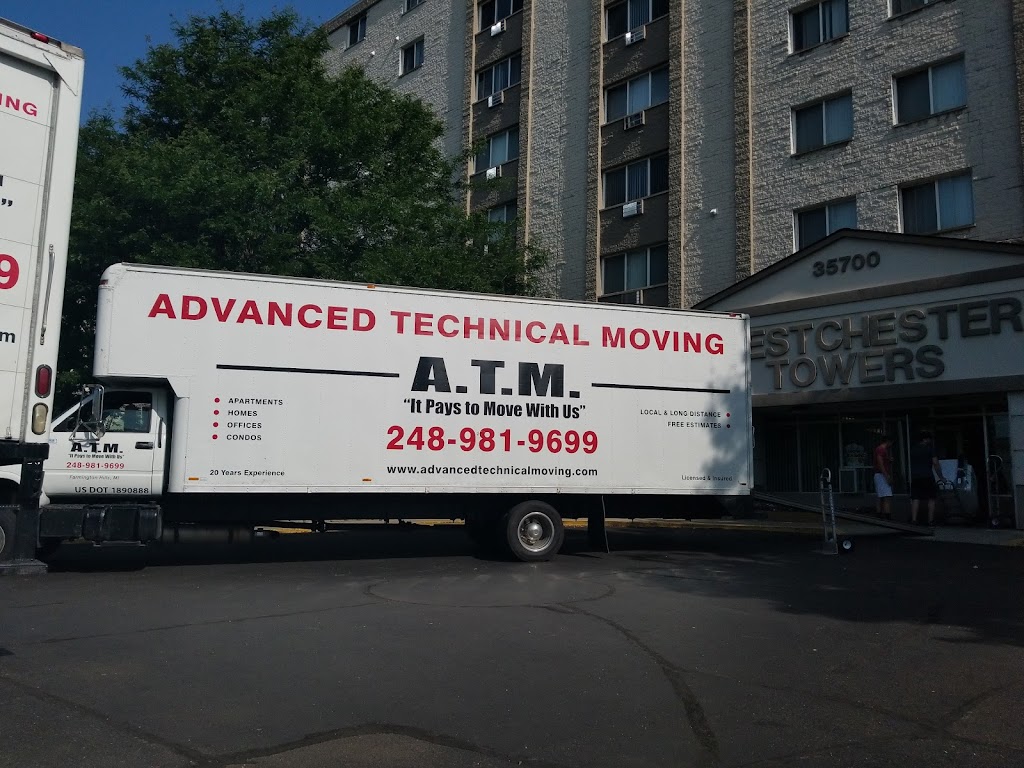 Advanced Technical Moving | 22071 W Brandon St, Farmington Hills, MI 48336, USA | Phone: (248) 981-9699