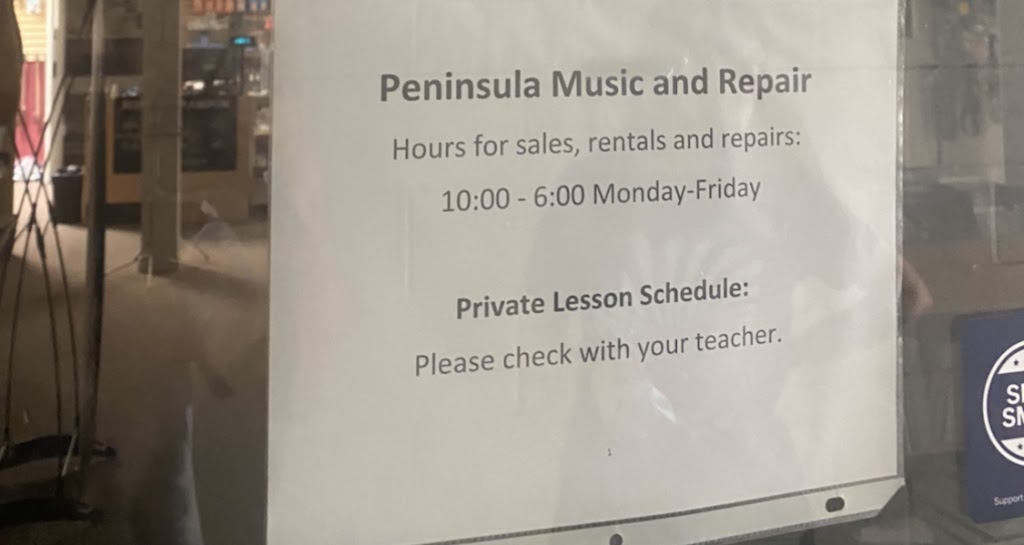 Peninsula Music - Palo Alto Instrument Rentals, Repairs, Lessons | 4333 El Camino Real, Palo Alto, CA 94306, USA | Phone: (650) 948-5000