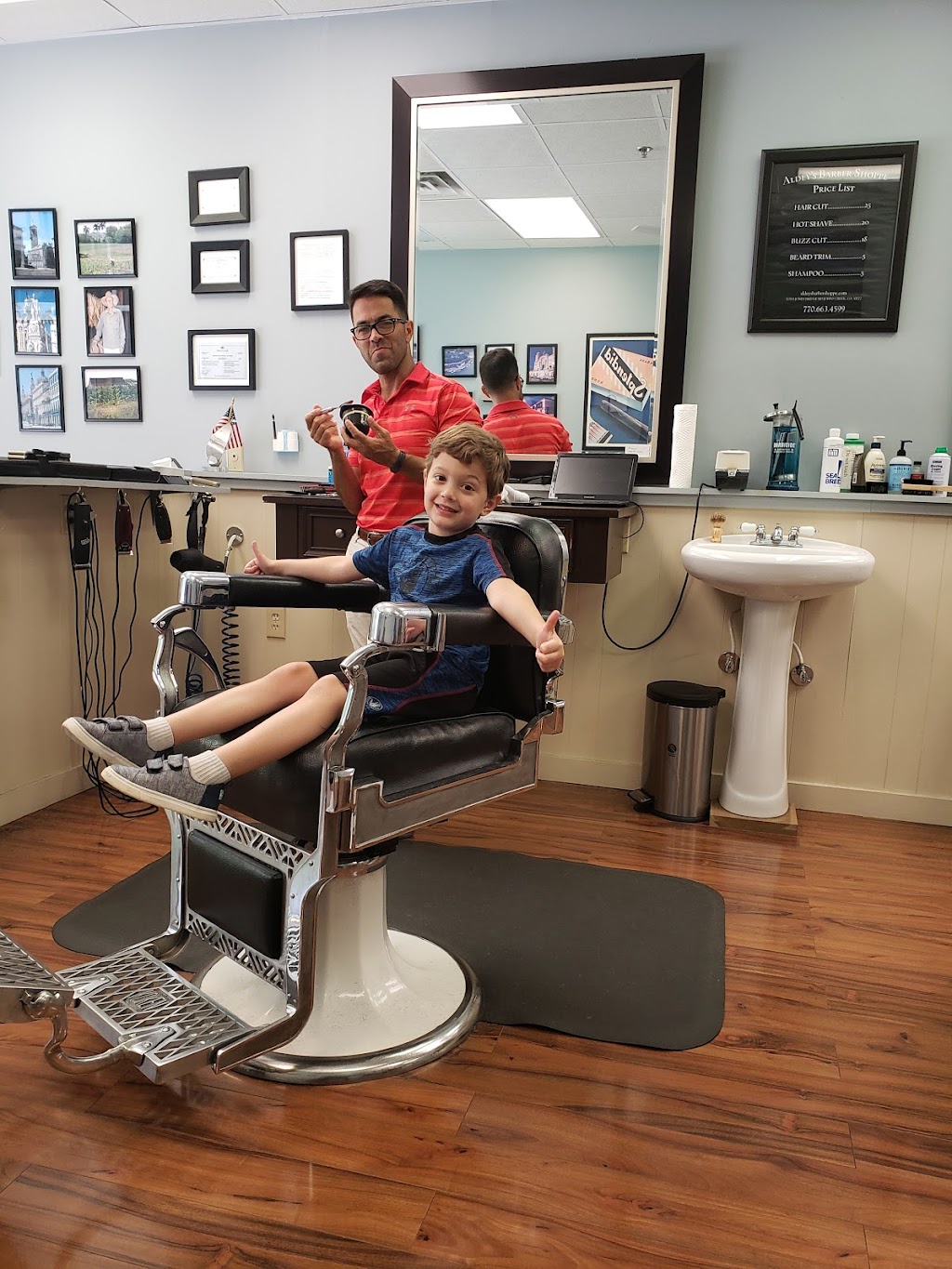 Aldeys Barber Shoppe | 11585 Jones Bridge Rd #750, Johns Creek, GA 30022, USA | Phone: (770) 663-4599