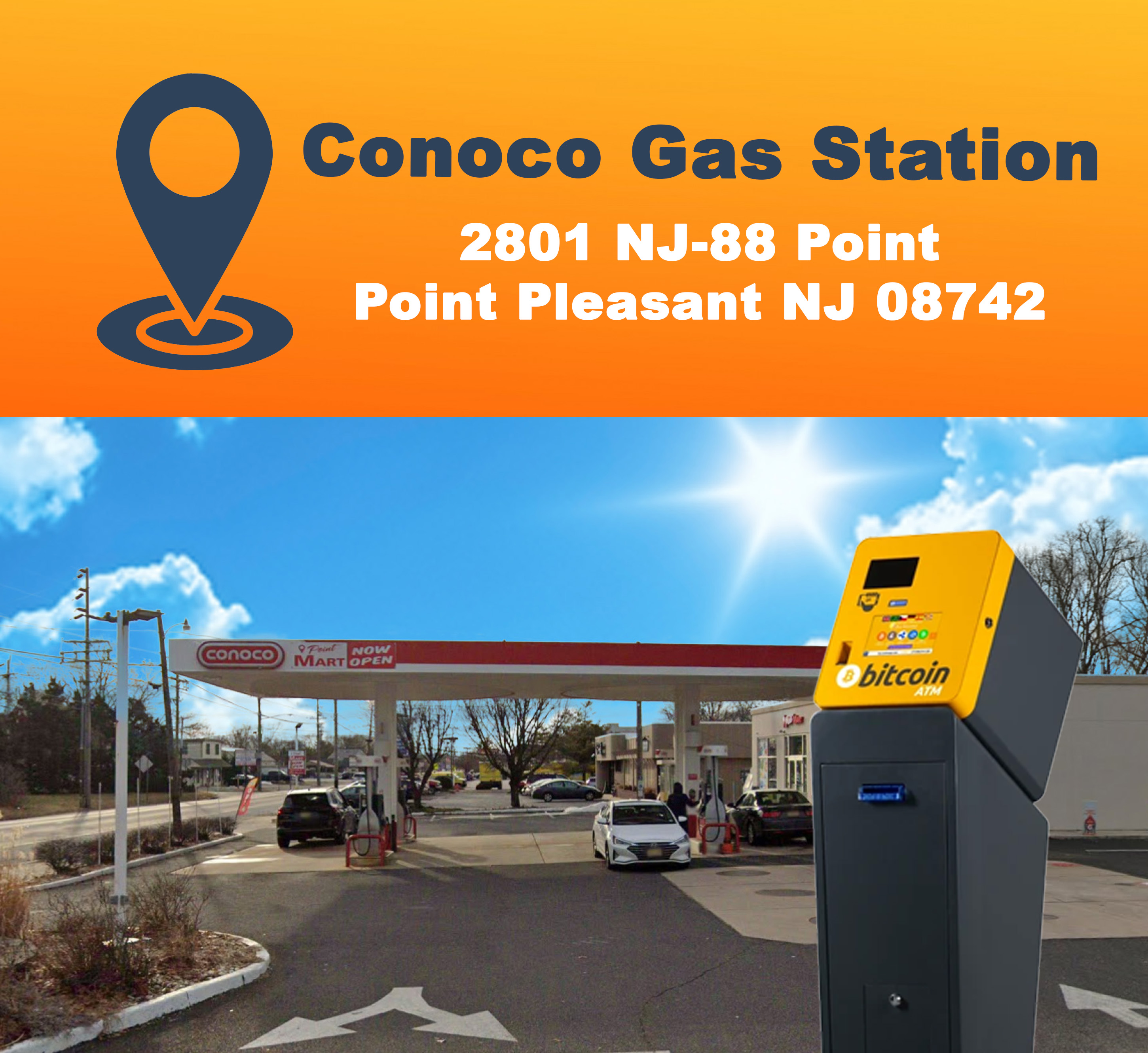 Bitcoin ATM Point Pleasant - Coinhub | 2801 NJ-88 Point, Point Pleasant, NJ 08742 | Phone: (702) 900-2037