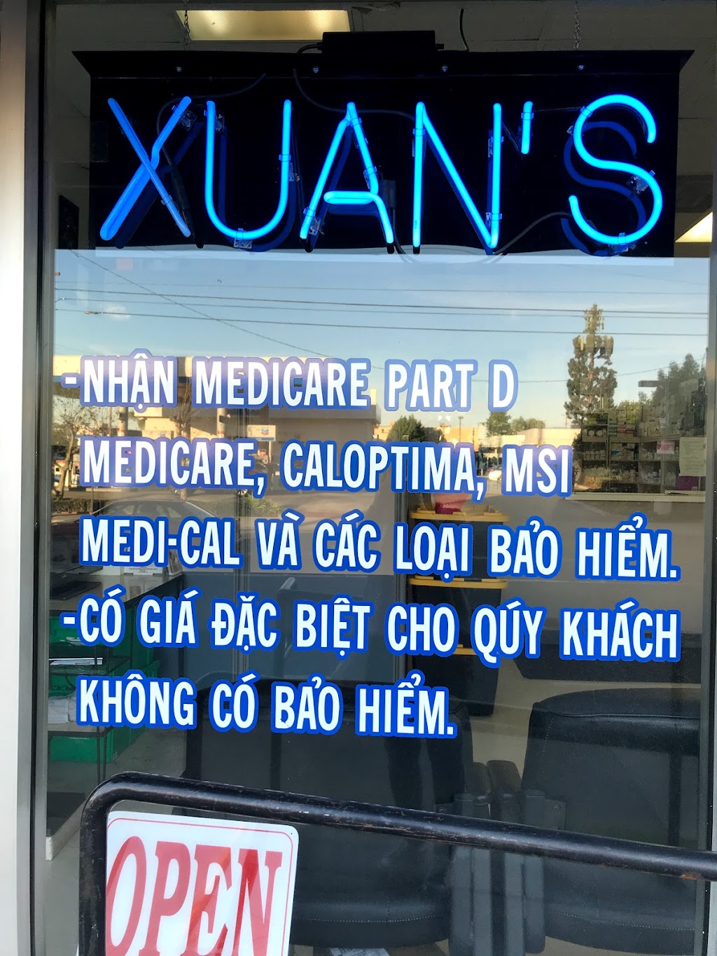 Xuans Pharmacy | 10495 Bolsa Ave #102, Westminster, CA 92683 | Phone: (714) 531-2757