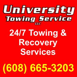 University Towing & Auto Center, L.L.C. | 4910 Meinders Rd, McFarland, WI 53558, USA | Phone: (608) 665-3203