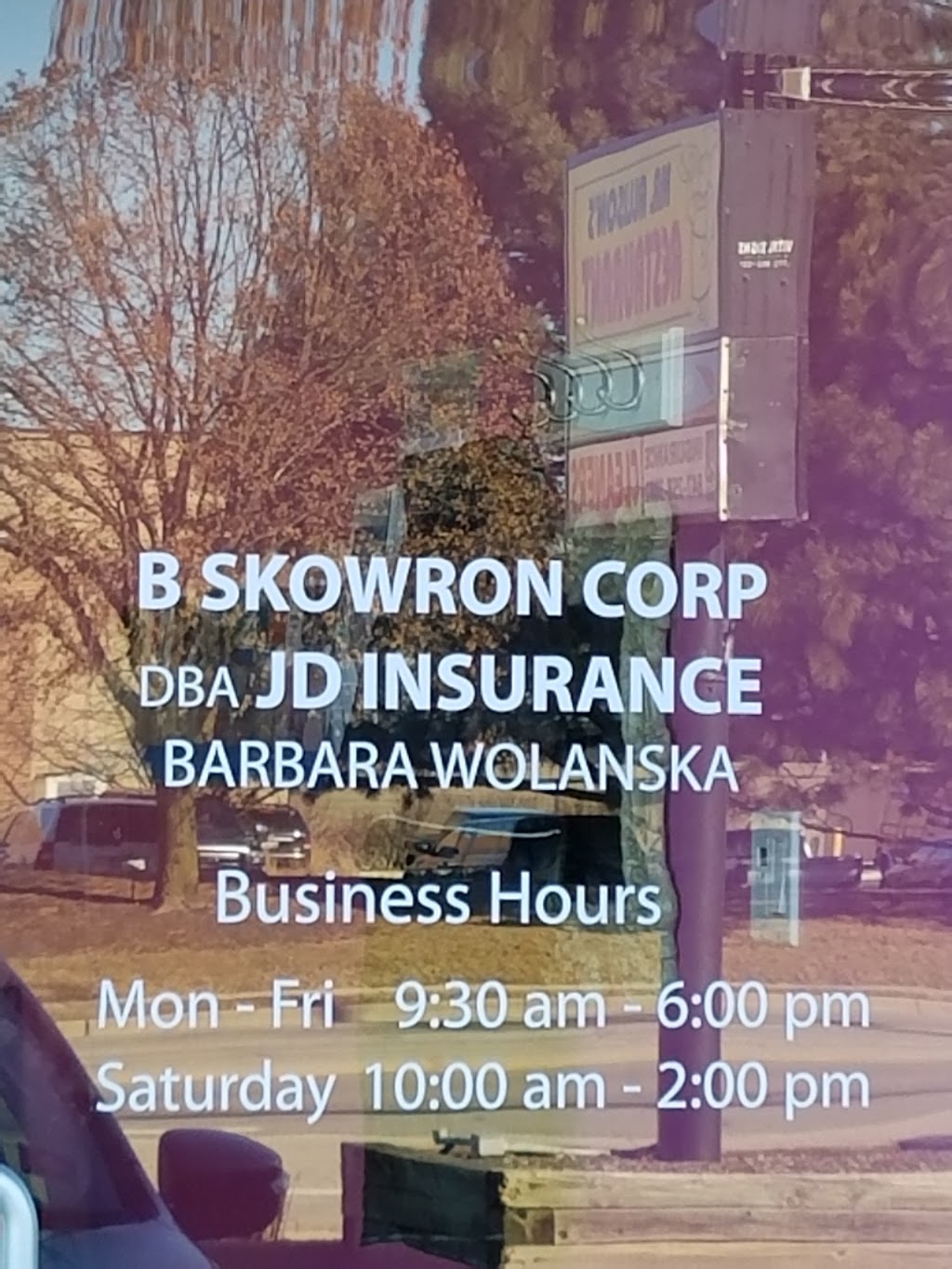 B Skowron Corp DBA JD Insurance | 1715 E Central Rd, Arlington Heights, IL 60005, USA | Phone: (847) 258-3882