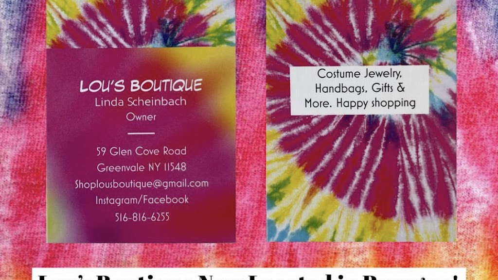 Lous Boutique | 59 Glen Cove Rd, Greenvale, NY 11548, USA | Phone: (516) 816-6255