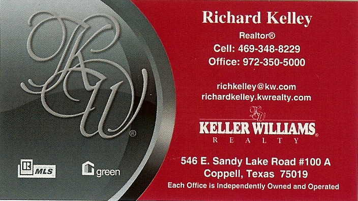 Richard Kelley Real Estate Services | 1199 S Belt Line Rd, Coppell, TX 75019, USA | Phone: (469) 348-8229