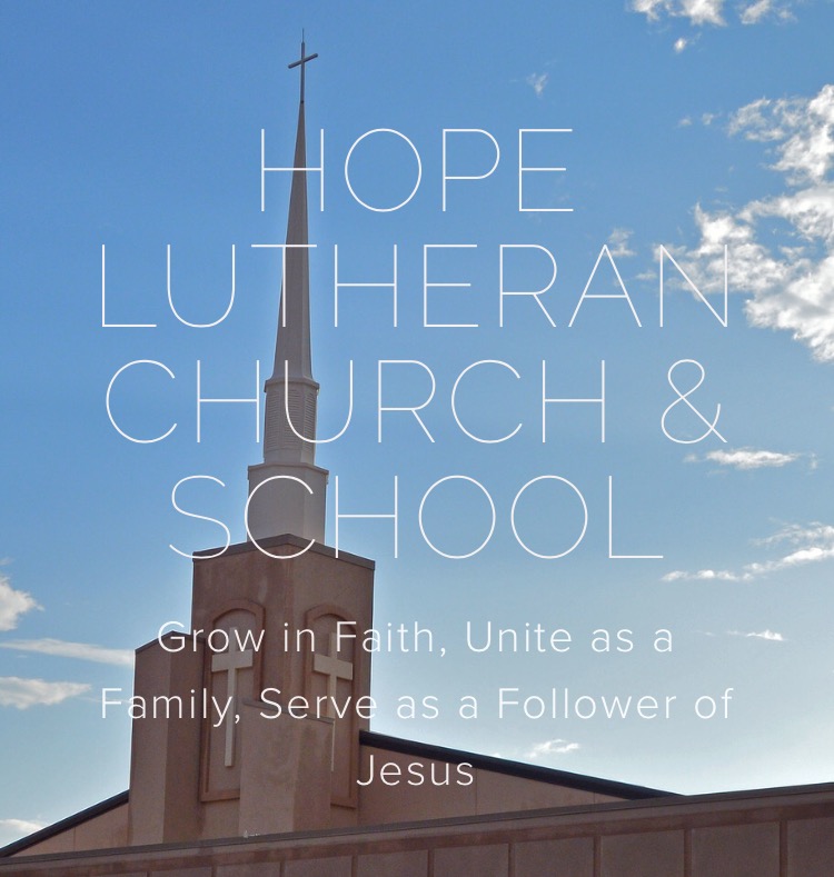 Hope Lutheran Church & School | 5700 98th St, Lubbock, TX 79424, USA | Phone: (806) 798-2747