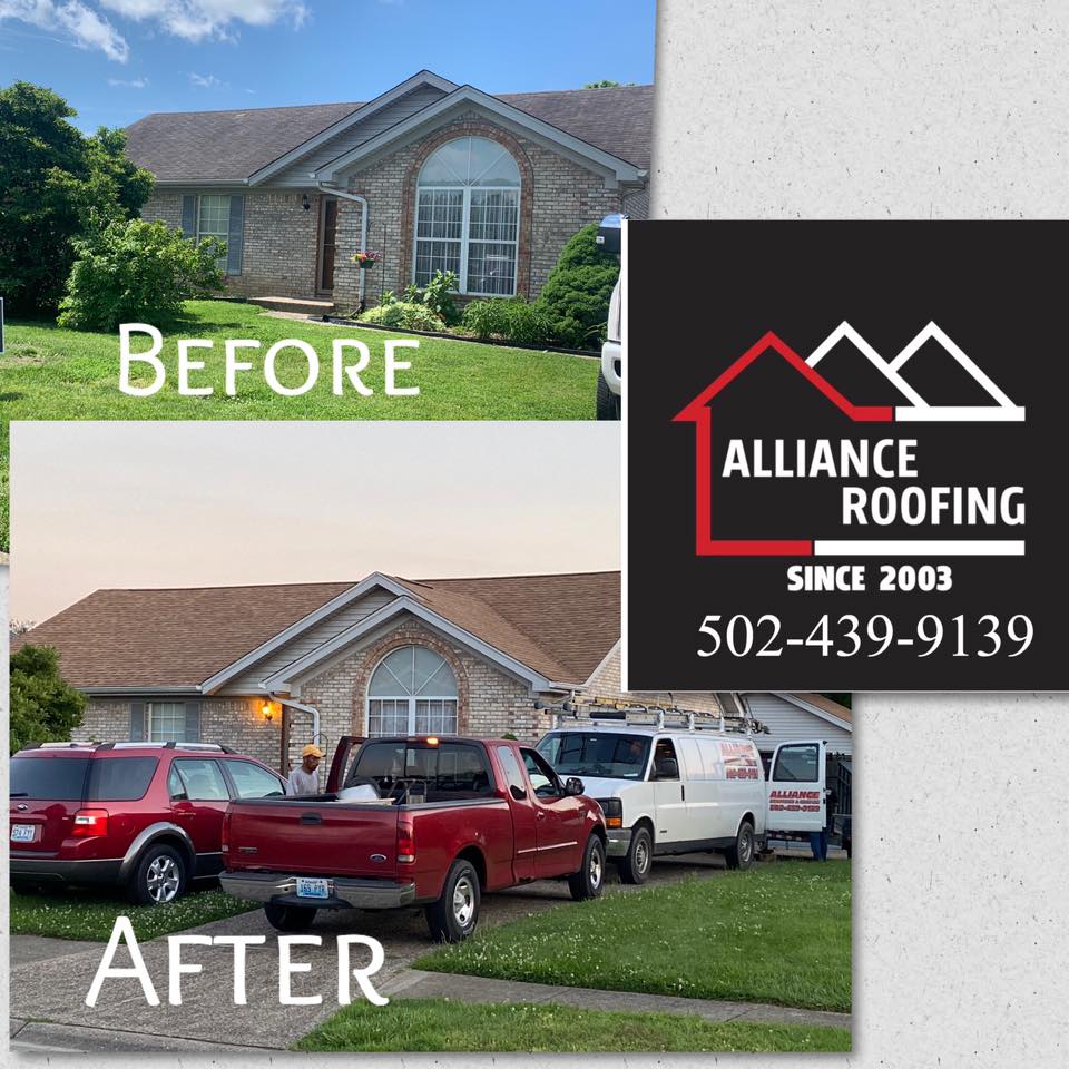 Alliance Roofing | 5510 Greenwood Rd, Louisville, KY 40258, USA | Phone: (502) 439-9139