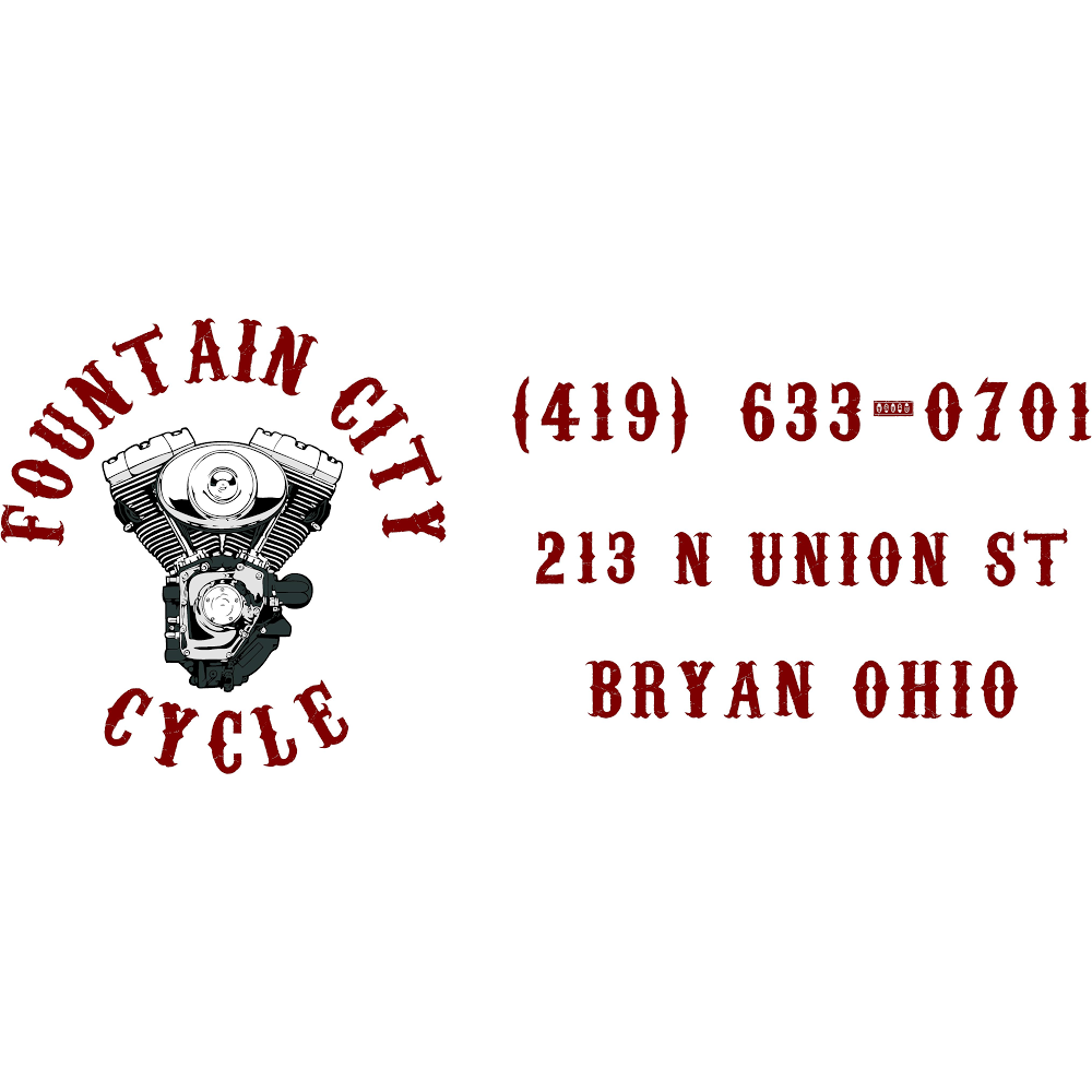 Fountain City Cycle LLC. | 213 N Union St, Bryan, OH 43506, USA | Phone: (419) 633-0701