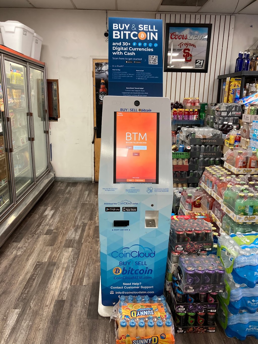Coin Cloud Bitcoin ATM | 2500 Wible Rd, Bakersfield, CA 93304 | Phone: (661) 475-6087