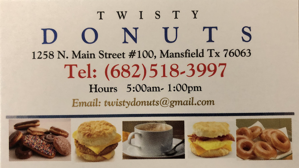 Twisty Donuts | 1258 N Main St #100, Mansfield, TX 76063, USA | Phone: (682) 518-3997