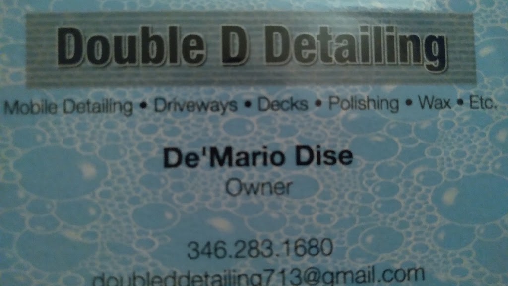 DoubleD Detailing | 4834 Ridgestone Ln, Houston, TX 77053 | Phone: (346) 283-1860