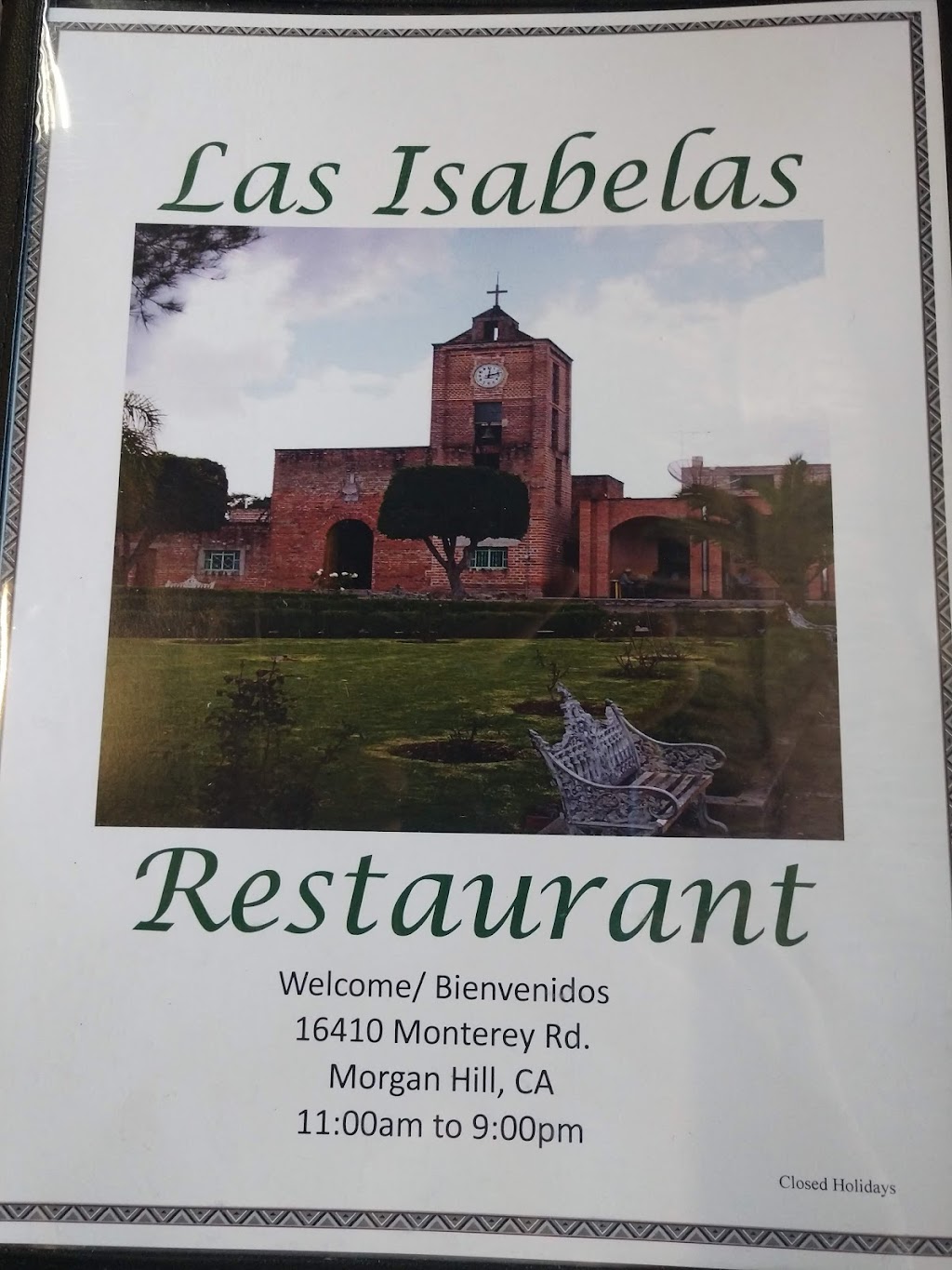 Las Isabelas | 16410 Monterey Rd, Morgan Hill, CA 95037, USA | Phone: (408) 612-4994