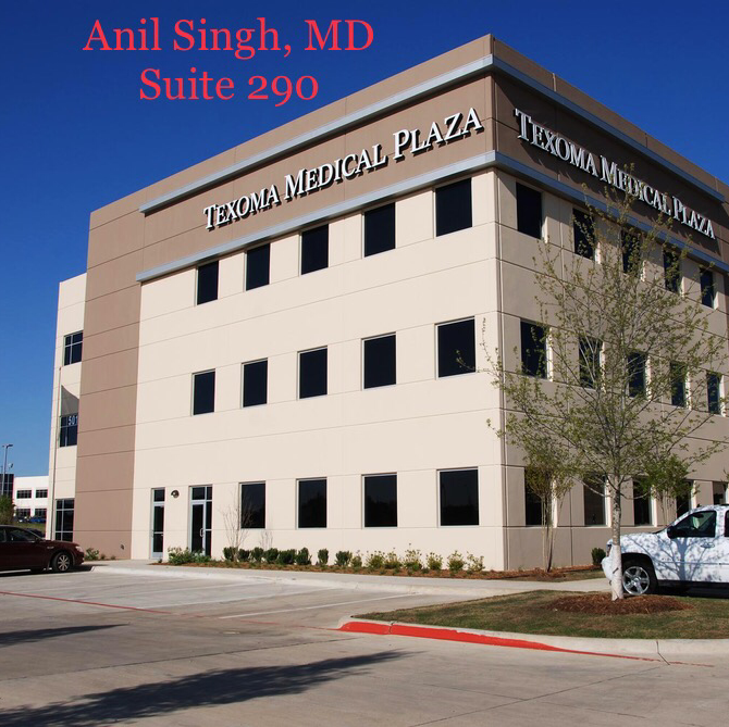 Anil Singh, MD | 5012 US-75 Suite 290, Denison, TX 75020, USA | Phone: (903) 300-8440