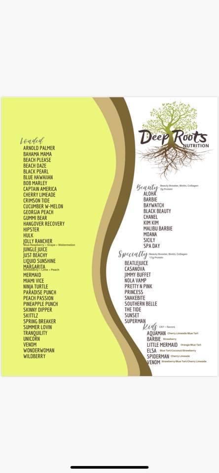 Deep Roots Nutrition | 4760 Eastern Valley Rd Suite 110, McCalla, AL 35111, USA | Phone: (205) 886-9248