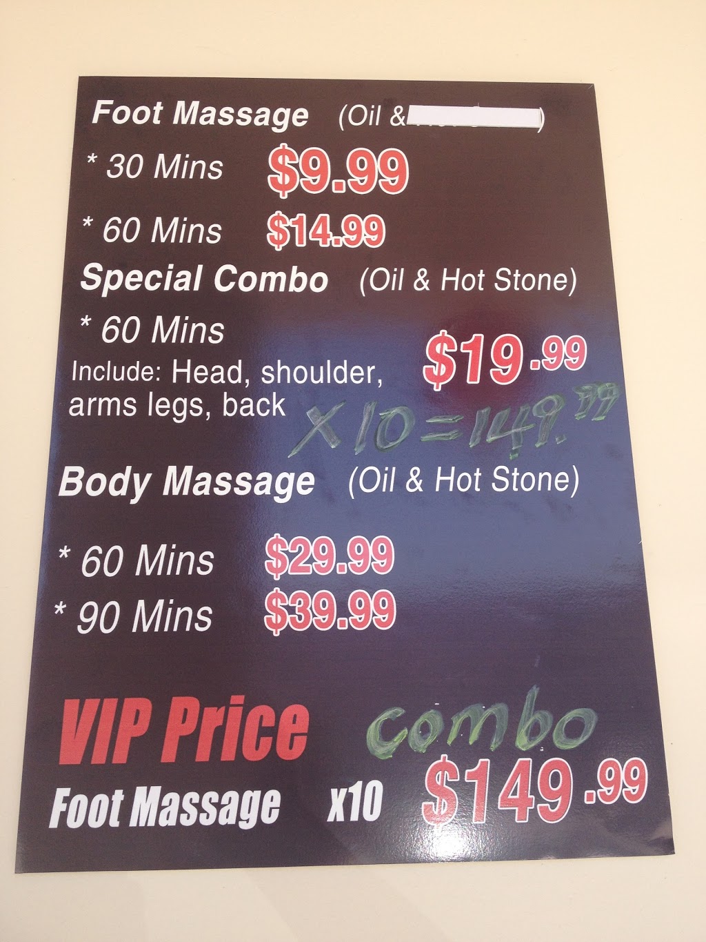 Six Stars Foot Spa | 15131 Moran St, Westminster, CA 92683, USA | Phone: (714) 793-8115