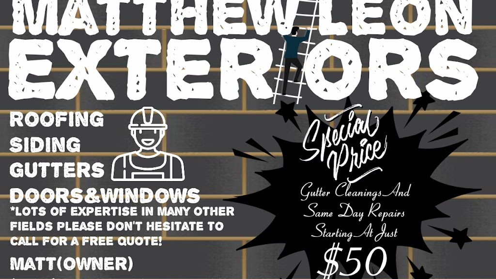 Matthew Leon Exteriors | 13360 Tippecanoe Ave NW, Uniontown, OH 44685, USA | Phone: (330) 328-2436