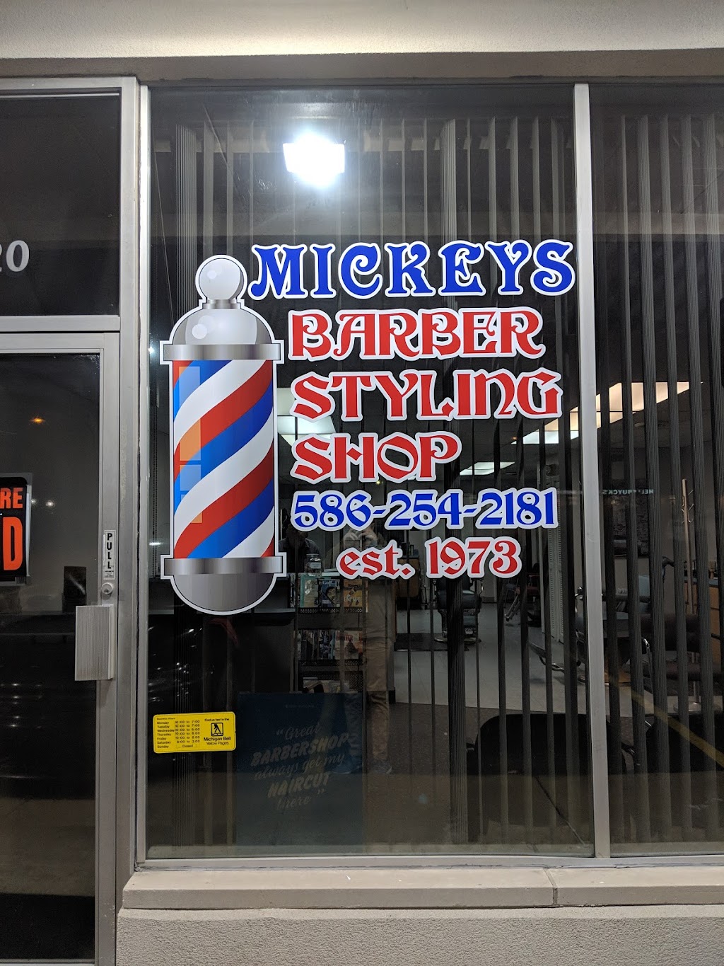 Mickeys Barber Shop | 52920 Van Dyke Ave, Shelby Township, MI 48316, USA | Phone: (586) 254-2181