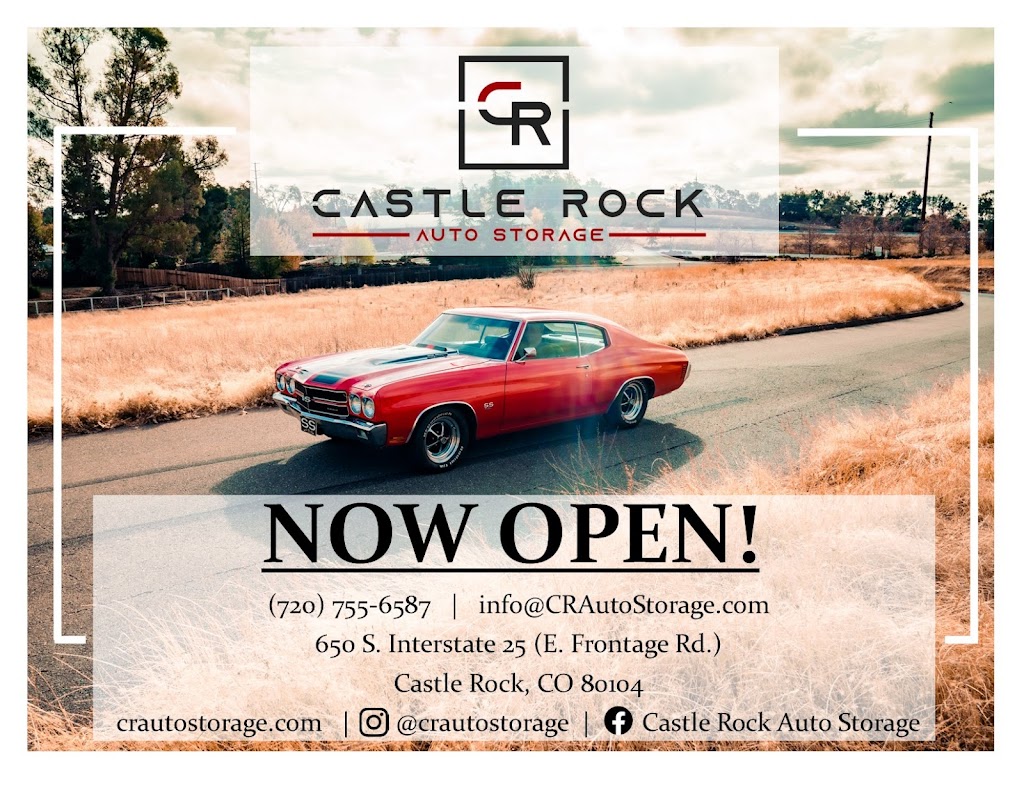 Castle Rock Auto Storage | 650 I-25, Castle Rock, CO 80104, USA | Phone: (720) 755-6587