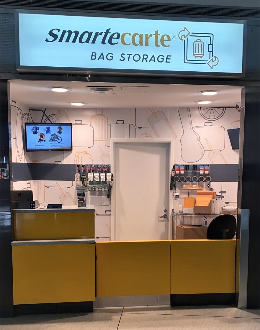 Smarte Carte Bag Storage | Terminal 1 500 Terminal Drive John F. Kennedy International Airport, Arrivals Ground Level, Jamaica, NY 11430, USA | Phone: (718) 916-8963