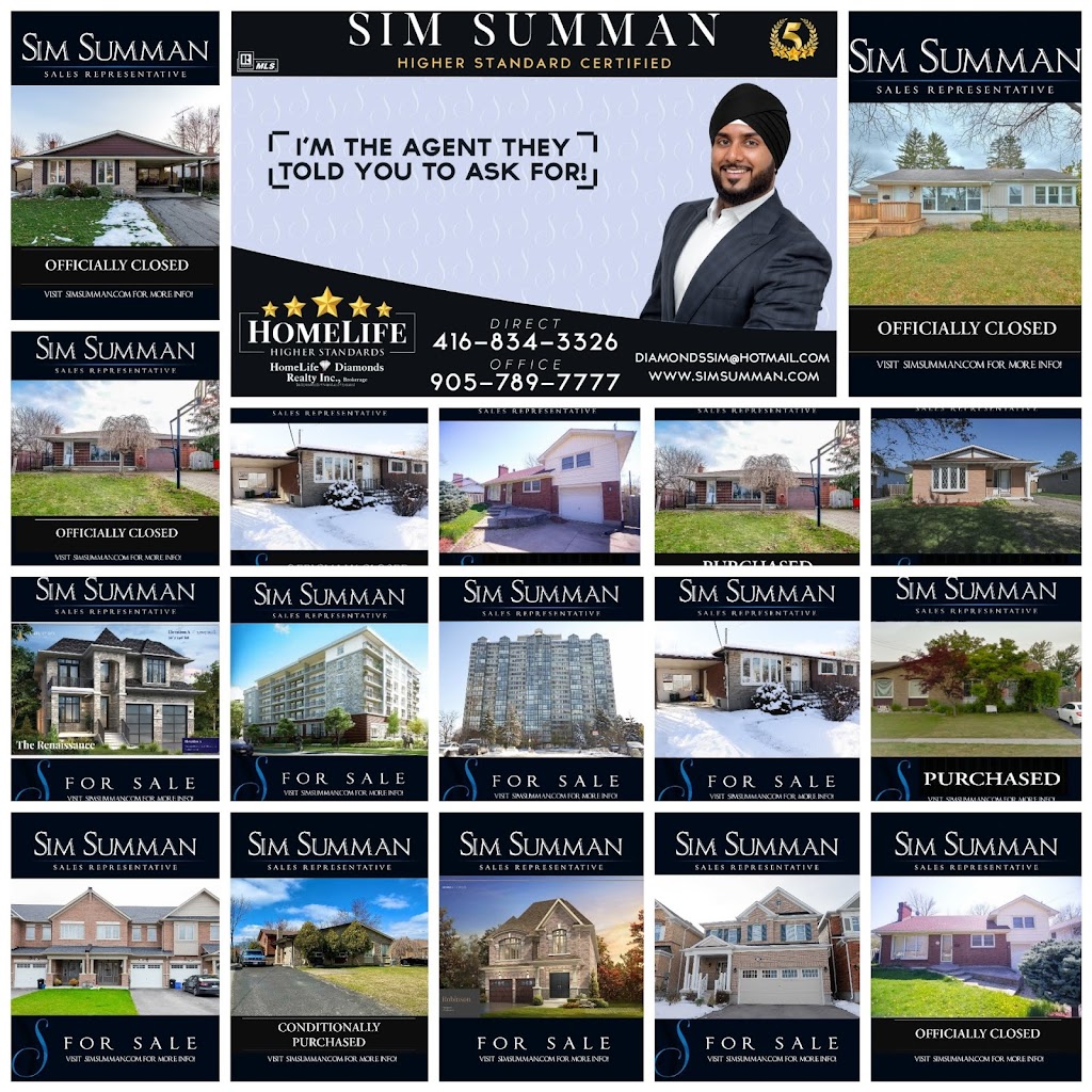 SIM SUMMAN - Homelife Diamonds Realty Inc., Brokerage | 1 Keefer Rd, Thorold, ON L2V 4M6, Canada | Phone: (416) 834-3326