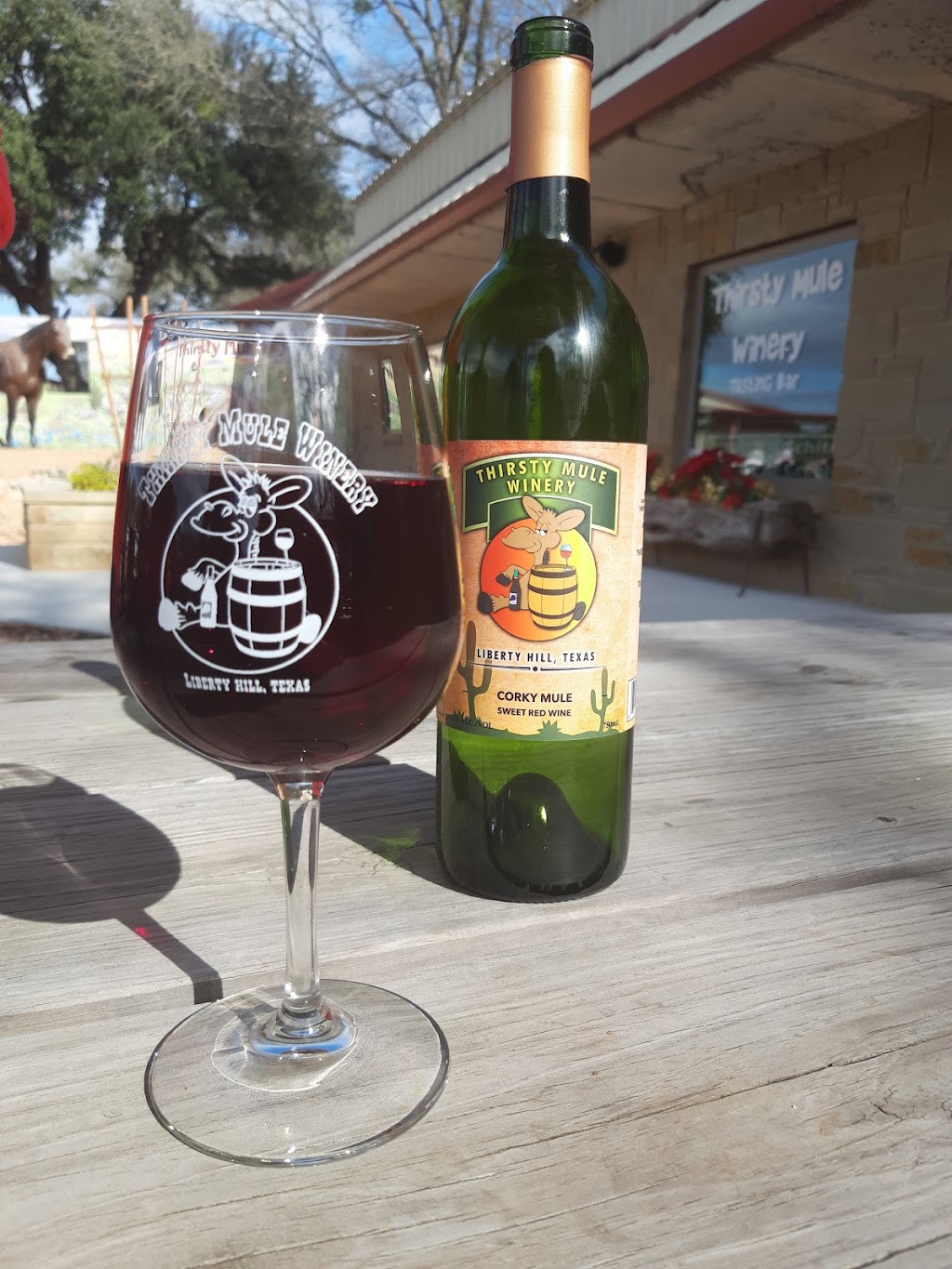 Thirsty Mule Winery & Vineyard / Distillery | 101 Co Rd 257, Liberty Hill, TX 78642, USA | Phone: (512) 778-5990