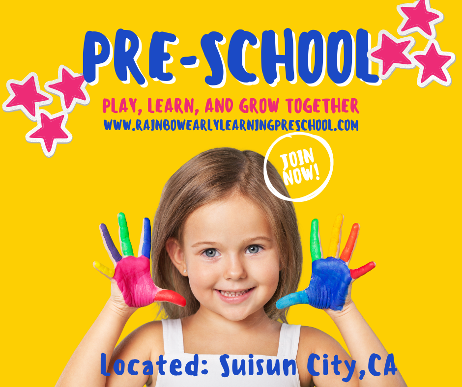 Rainbow Early Learning Preschool | 421 Canfield Ct, Suisun City, CA 94585, USA | Phone: (707) 564-3812
