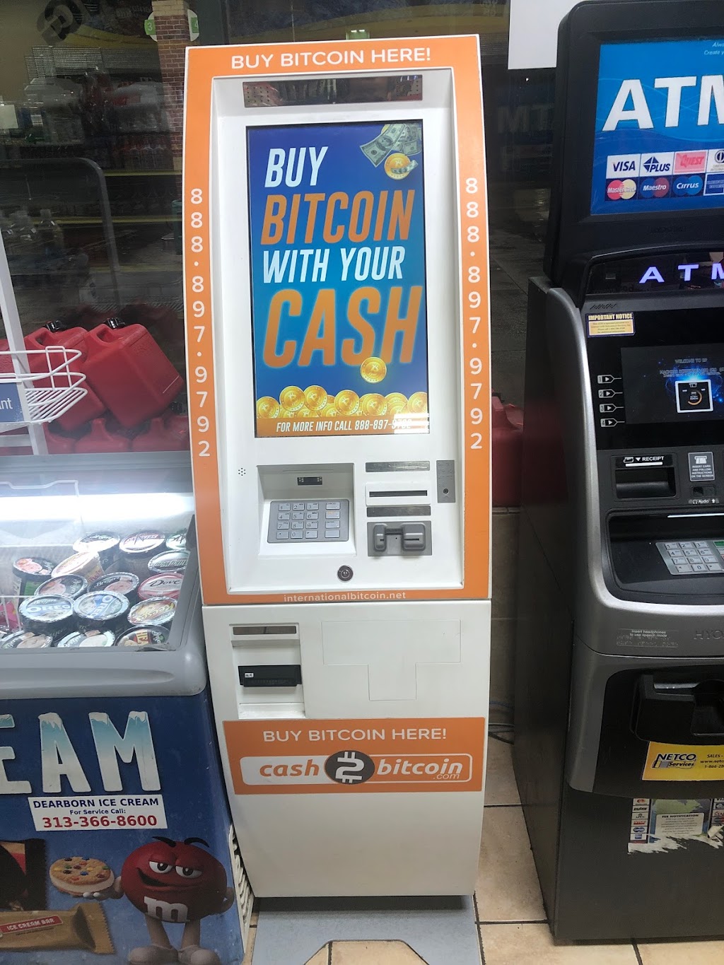 Cash2Bitcoin ATM | 10736 E Jefferson, Detroit, MI 48214, USA | Phone: (888) 897-9792