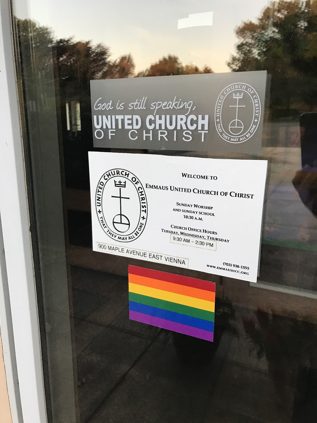 Emmaus United Church of Christ | 900 Maple Ave E, Vienna, VA 22180, USA | Phone: (703) 938-1555