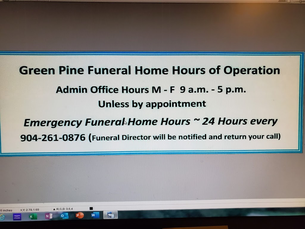 Green Pine Funeral Home & Cemetery | 96281 Green Pine Rd, Yulee, FL 32097, USA | Phone: (904) 261-0876