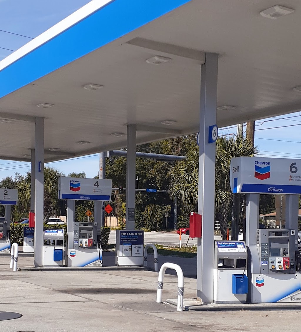 Chevron | 1801 Sunset Point Rd, Clearwater, FL 33765 | Phone: (727) 446-4845