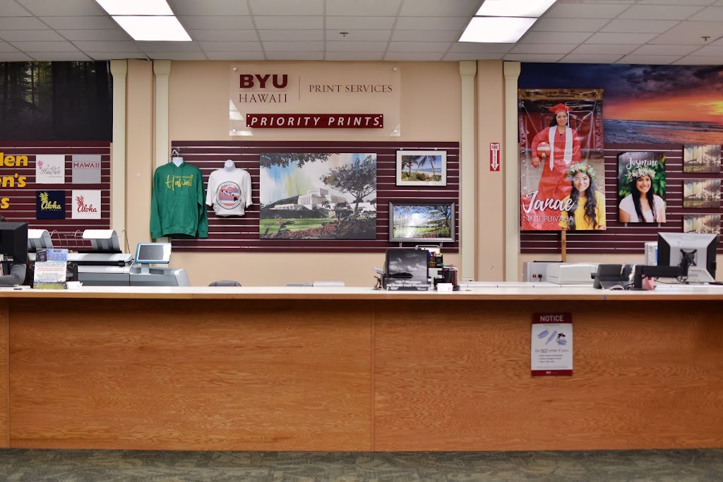 BYU–Hawaii Print Services | 55-220 Kulanui St, Laie, HI 96762, USA | Phone: (808) 675-3461