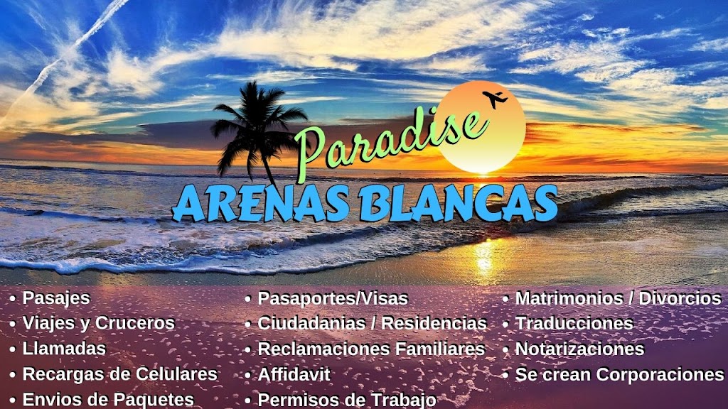 Paradise Arenas Blancas LLC | 7345 Jackson Springs Rd STE D, Tampa, FL 33634, USA | Phone: (813) 374-2041