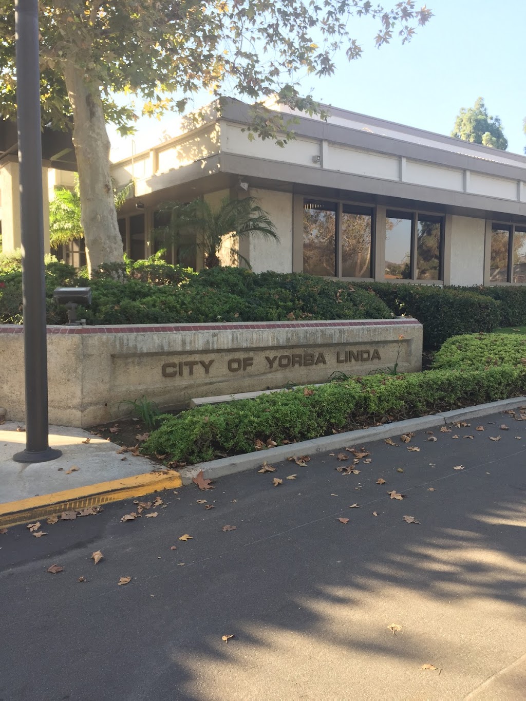 Yorba Linda City Hall | 4845 Casa Loma Ave, Yorba Linda, CA 92886, USA | Phone: (714) 961-7120
