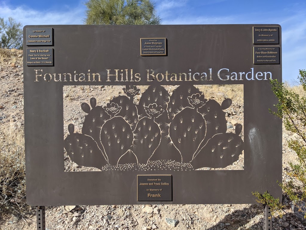 Fountain Hills Desert Botanical Garden | 11300 N Fountain Hills Blvd, Fountain Hills, AZ 85268 | Phone: (480) 816-5100