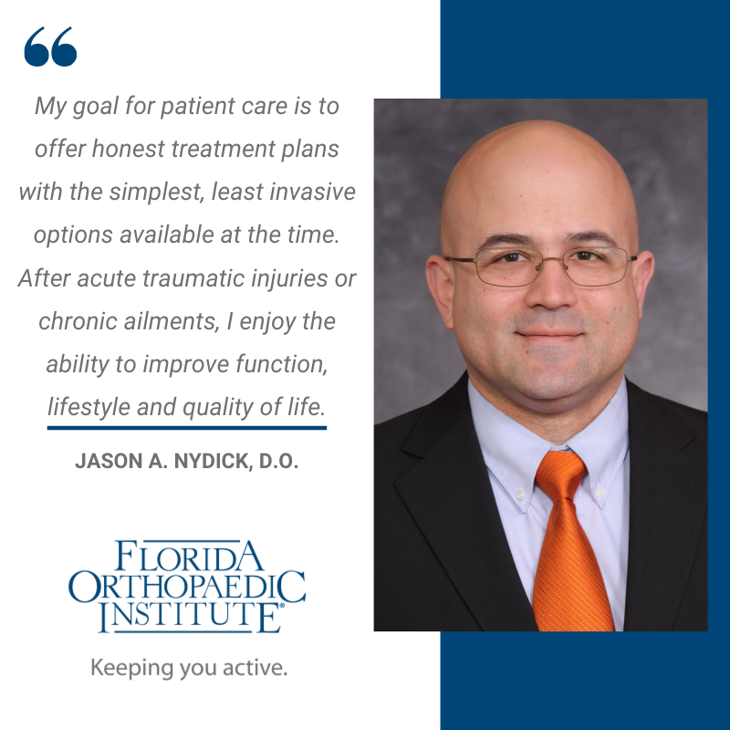 Jason A. Nydick, D.O. | 6117 Gunn Hwy, Tampa, FL 33625, USA | Phone: (813) 978-9700