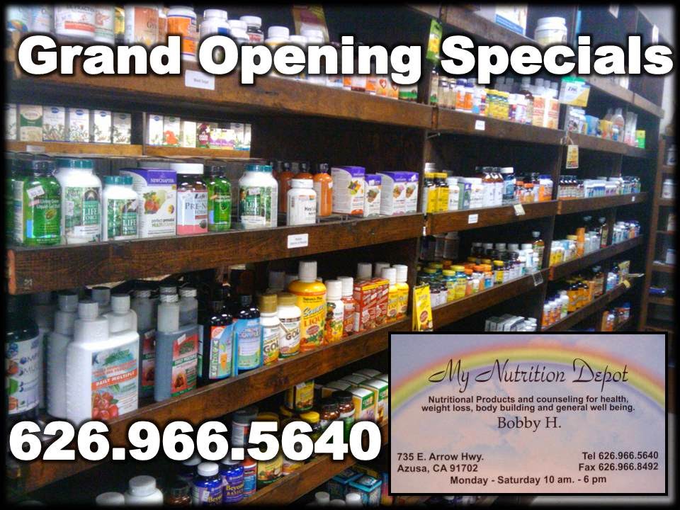 My Nutrition Depot | 735 E Arrow Hwy b, Azusa, CA 91702 | Phone: (626) 966-5640