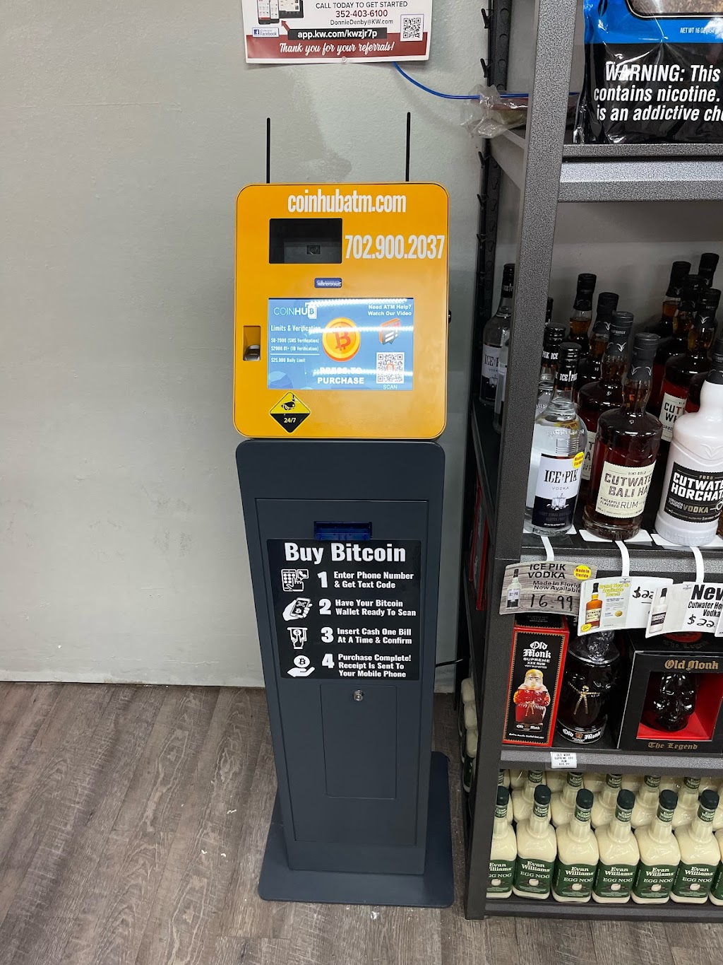 Bitcoin ATM Brooksville - Coinhub | 16370 Cortez Blvd, Brooksville, FL 34601, USA | Phone: (702) 900-2037